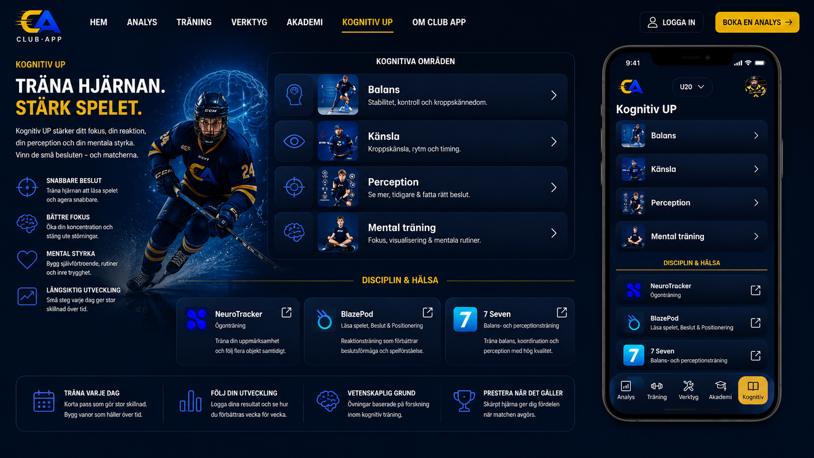 Club App i appbutiken